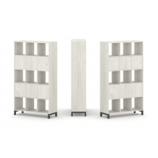 Style Project Набор стеллажа 2-х сторон., 5 яр. SN.NSD-531 Дуб Наварра/Металл Антрацит 1121*400*1982