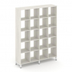 Style Project Каркас стеллажа 5 яр. SN.KS-540 Дуб Наварра/Металл Белый 1488*400*1982