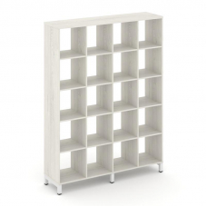 Style Project Каркас стеллажа 5 яр. SN.KS-540 Дуб Наварра/Металл Белый 1488*400*1982