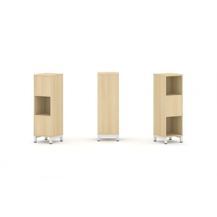 Style Project Набор стеллажа 2-х сторон., 3 яр. SN.NSD-311 Акация Лорка/Металл Белый 387*400*1248