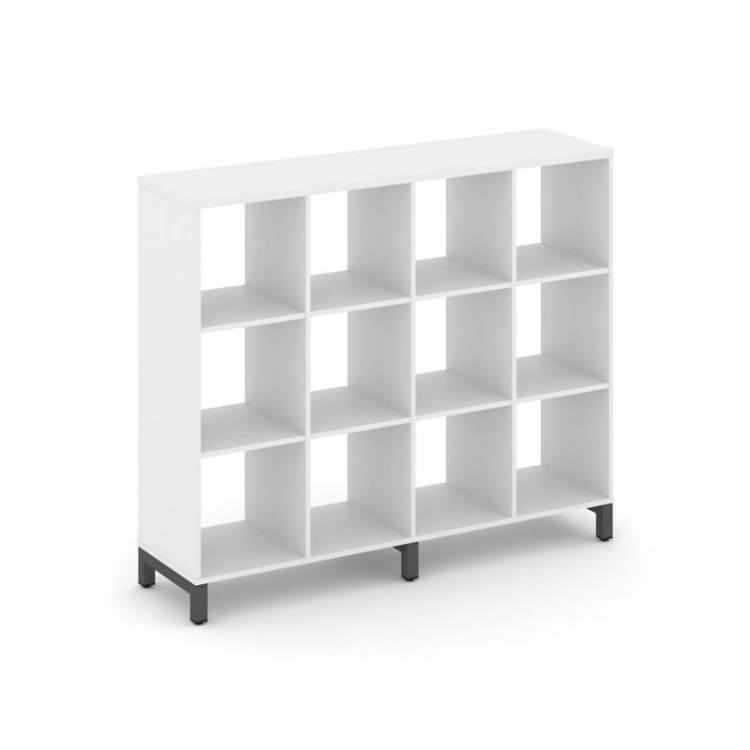 Style Project Каркас стеллажа 3 яр. SN.KS-340 Белый/Металл Антрацит 1488*400*1248