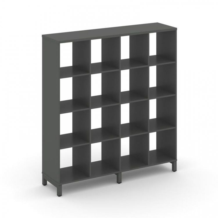 Style Project Каркас стеллажа 4 яр. SN.KS-440 Антрацит/Металл Антрацит 1488*400*1615