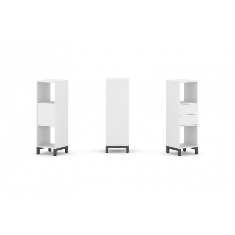 Style Project Набор стеллажа 1 сторон., 3 яр. SN.NS-311 Белый/Металл Антрацит 387*400*1248