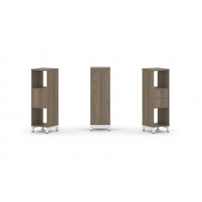 Style Project Набор стеллажа 1 сторон., 3 яр. SN.NS-311 Вяз Благородный/Металл Белый 387*400*1248