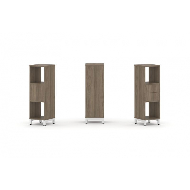 Style Project Набор стеллажа 1 сторон., 3 яр. SN.NS-311 Вяз Благородный/Металл Белый 387*400*1248