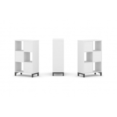 Style Project Набор стеллажа 1 сторон., 3 яр. SN.NS-321 Белый/Металл Антрацит 754*400*1248