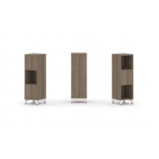 Style Project Набор стеллажа 2-х сторон., 3 яр. SN.NSD-311 Вяз Благородный/Металл Белый 387*400*1248