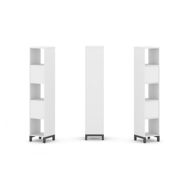 Style Project Набор стеллажа 1 сторон., 5 яр. SN.NS-511 Белый/Металл Антрацит 387*400*1982