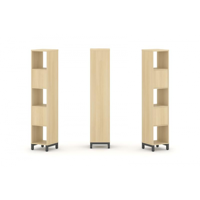 Style Project Набор стеллажа 1 сторон., 5 яр. SN.NS-511 Акация Лорка/Металл Антрацит 387*400*1982