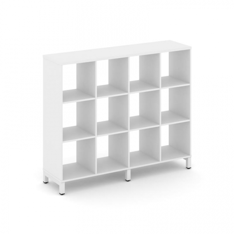 Style Project Каркас стеллажа 3 яр. SN.KS-340 Белый/Металл Белый 1488*400*1248