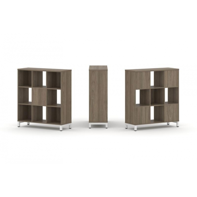 Style Project Набор стеллажа 2-х сторон., 3 яр. SN.NSD-331 Вяз Благородный/Металл Белый 1121*400*124