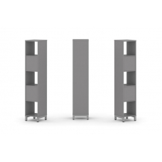 Стайл Проджект Набор стеллажа одностороннего, 5 ярусов SN.NS-511 Серый Пепел/Металл Серый 387*400*19