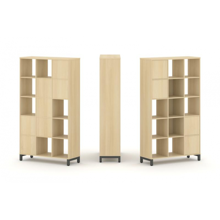 Style Project Набор стеллажа 1 сторон., 5 яр. SN.NS-531 Акация Лорка/Металл Антрацит 1121*400*1982