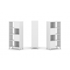 Style Project Набор стеллажа 2-х сторон., 4 яр. SN.NSD-421 Белый/Металл Белый 754*400*1615