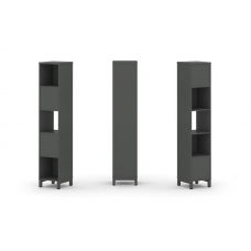 Style Project Набор стеллажа 2-х сторон., 5 яр. SN.NSD-511 Антрацит/Металл Антрацит 387*400*1982