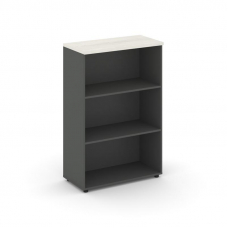 Style Project Стеллаж средний широкий SN.STS.E-200 Антрацит/Дуб Наварра 796*400*1203