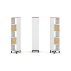 Style Project Набор стеллажа 1 сторон., 5 яр. SN.NS-511 Белый/Тиквуд Светлый/Металл Антрацит 387*400