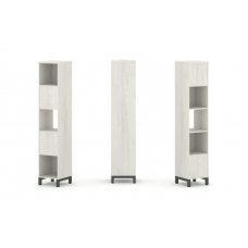 Style Project Набор стеллажа 2-х сторон., 5 яр. SN.NSD-511 Дуб Наварра/Металл Антрацит 387*400*1982