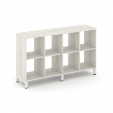 Style Project Каркас стеллажа 2 яр. SN.KS-240 Дуб Наварра/Металл Белый 1488*400*881