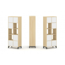 Style Project Набор стеллажа 1 сторон., 5 яр. SN.NS-521 Акация Лорка/Белый/Металл Антрацит 754*400*1