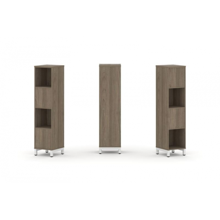 Style Project Набор стеллажа 2-х сторон., 4 яр. SN.NSD-411 Вяз Благородный/Металл Белый 387*400*1615