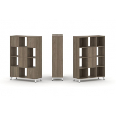 Style Project Набор стеллажа 1 сторон., 4 яр. SN.NS-431 Вяз Благородный/Металл Белый 1121*400*1615