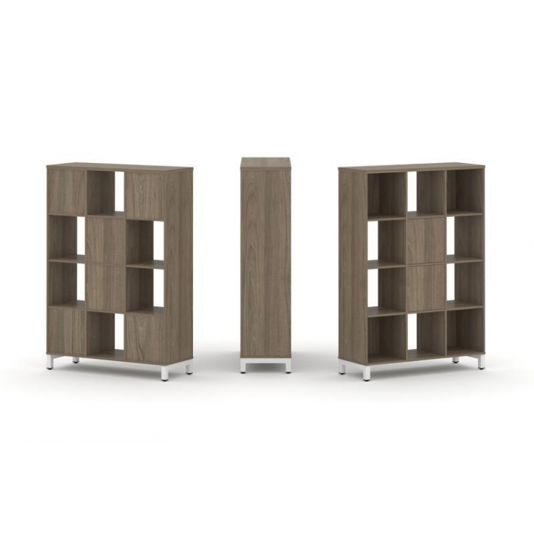 Style Project Набор стеллажа 1 сторон., 4 яр. SN.NS-431 Вяз Благородный/Металл Белый 1121*400*1615