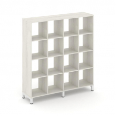 Style Project Каркас стеллажа 4 яр. SN.KS-440 Дуб Наварра/Металл Белый 1488*400*1615