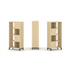 Style Project Набор стеллажа 2-х сторон., 4 яр. SN.NSD-421 Акация Лорка/Металл Антрацит 754*400*1615