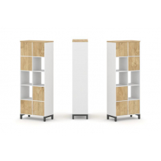 Style Project Набор стеллажа 1 сторон., 5 яр. SN.NS-521 Белый/Тиквуд Светлый/Металл Антрацит 754*400