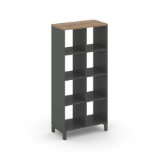 Style Project Каркас стеллажа 4 яр. SN.KS-420 Антрацит/Дуб Табак/Металл Антрацит 754*400*1615
