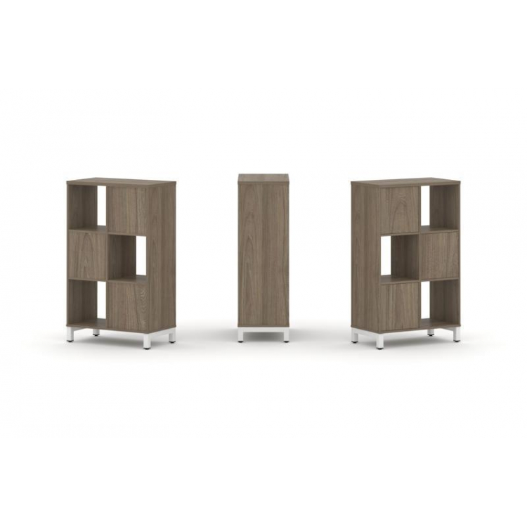 Style Project Набор стеллажа 1 сторон., 3 яр. SN.NS-321 Вяз Благородный/Металл Белый 754*400*1248