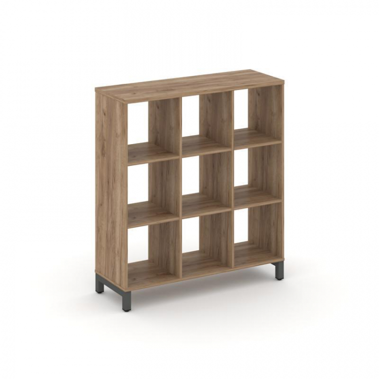 Style Project Каркас стеллажа 3 яр. SN.KS-330 Дуб Табак/Металл Антрацит 1121*400*1248