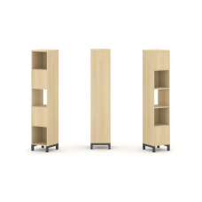 Style Project Набор стеллажа 2-х сторон., 5 яр. SN.NSD-511 Акация Лорка/Металл Антрацит 387*400*1982