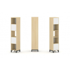 Style Project Набор стеллажа 2-х сторон., 5 яр. SN.NSD-511 Акация Лорка/Белый/Металл Антрацит 387*40