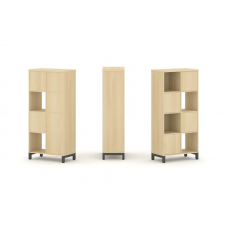 Style Project Набор стеллажа 1 сторон., 4 яр. SN.NS-421 Акация Лорка/Металл Антрацит 754*400*1615