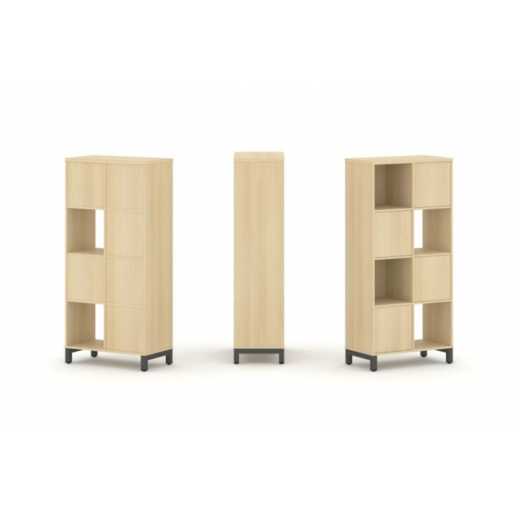 Style Project Набор стеллажа 1 сторон., 4 яр. SN.NS-421 Акация Лорка/Металл Антрацит 754*400*1615