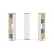 Style Project Набор стеллажа 2-х сторон., 5 яр. SN.NSD-511 Белый/Тиквуд Светлый/Металл Белый 387*400