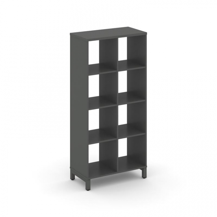Style Project Каркас стеллажа 4 яр. SN.KS-420 Антрацит/Металл Антрацит 754*400*1615