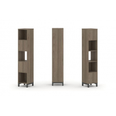 Style Project Набор стеллажа 2-х сторон., 5 яр. SN.NSD-511 Вяз Благородный/Металл Антрацит 387*400*1