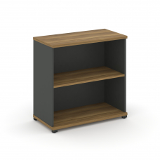 Concept Стеллаж 1 широкая секция, 2 ниши CN.STS.E-210 Сандал Янтарный/Антрацит/Металл Антрацит 836*4