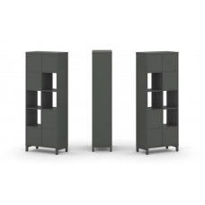 Style Project Набор стеллажа 1 сторон., 5 яр. SN.NS-521 Антрацит/Металл Антрацит 754*400*1982