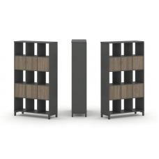 Style Project Набор стеллажа 2-х сторон., 5 яр. SN.NSD-531 Антрацит/Вяз Благородный/Металл Антрацит