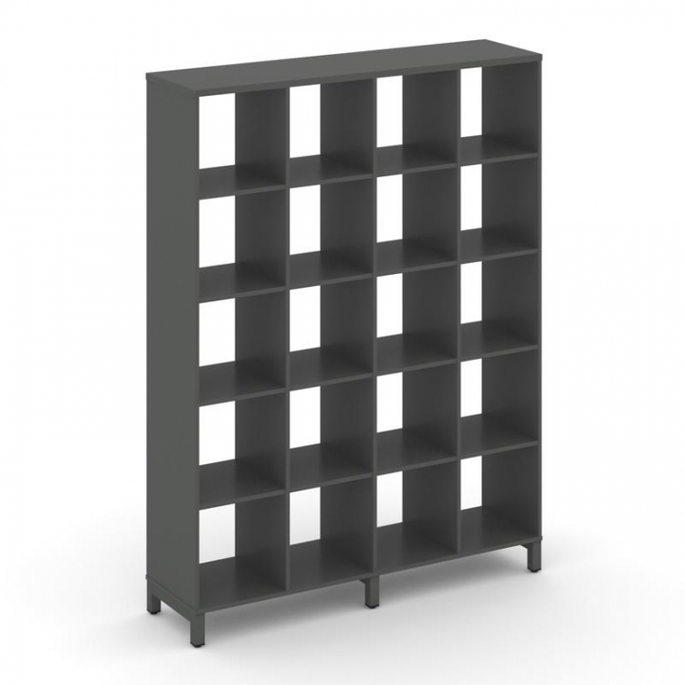 Style Project Каркас стеллажа 5 яр. SN.KS-540 Антрацит/Металл Антрацит 1488*400*1982