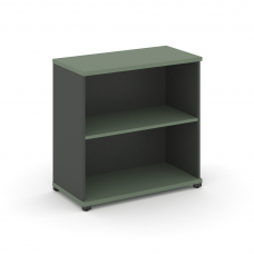 Concept Стеллаж 1 широкая секция, 2 ниши CN.STS.E-210 Кобо/Антрацит/Металл Антрацит 836*420*818