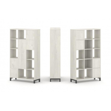 Style Project Набор стеллажа 1 сторон., 5 яр. SN.NS-531 Дуб Наварра/Металл Антрацит 1121*400*1982