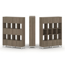 Style Project Набор стеллажа 1 сторон., 5 яр. SN.NS-541 Вяз Благородный/Металл Белый 1488*400*1982