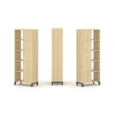 Style Project Набор стеллажа 2-х сторон., 5 яр. SN.NSD-521 Акация Лорка/Металл Антрацит 754*400*1982