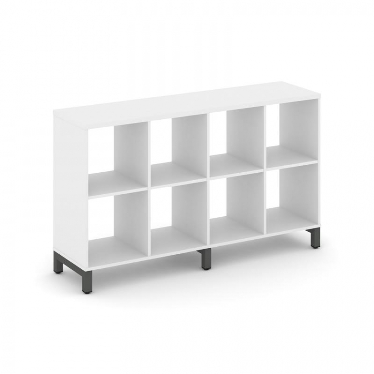 Style Project Каркас стеллажа 2 яр. SN.KS-240 Белый/Металл Антрацит 1488*400*881