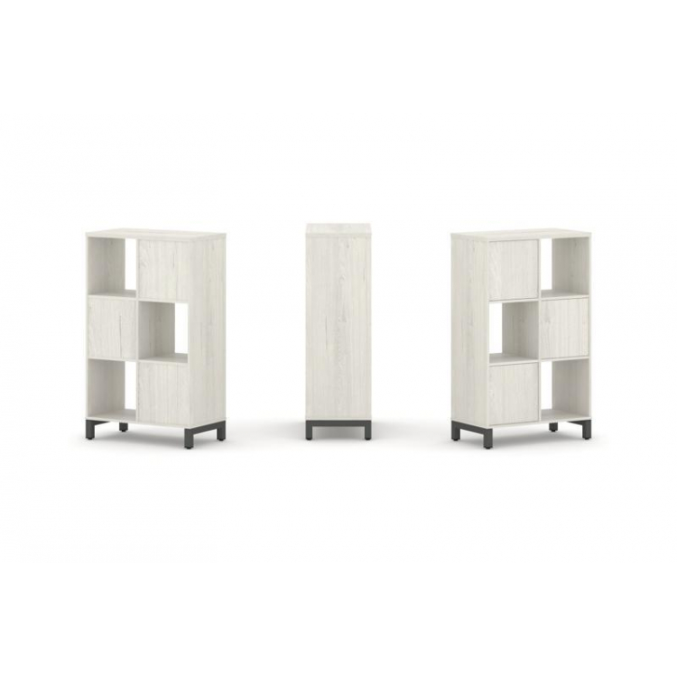 Style Project Набор стеллажа 1 сторон., 3 яр. SN.NS-321 Дуб Наварра/Металл Антрацит 754*400*1248